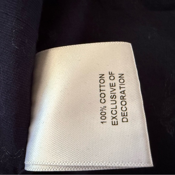 Cremieux Men's Medium Button Down Shirt Cotton Navy Mermaid Rockabilly Resort - Picture 8 of 8